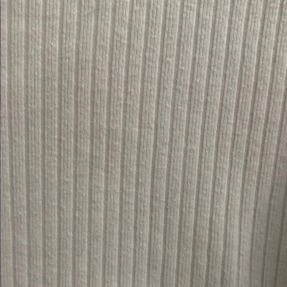 White Ribbed Crop Top - Picture 3 of 4